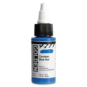 Golden High Flow Sıvı Akrilik Boya 30 Ml Seri 3 Cerulean Blue - 3