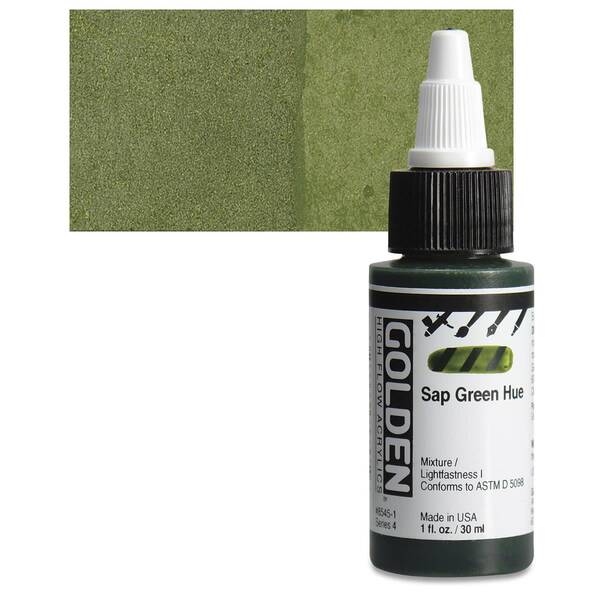 Golden High Flow Sıvı Akrilik Boya 30 Ml Seri 4 Sap Green Hue - 1