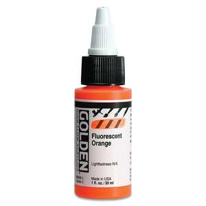 Golden High Flow Sıvı Akrilik Boya 30 Ml Seri 5 Fluorescent Orange - 3