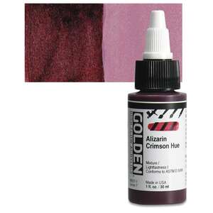 Golden High Flow Sıvı Akrilik Boya 30 Ml Seri 7 Alizarin Crimson - 1