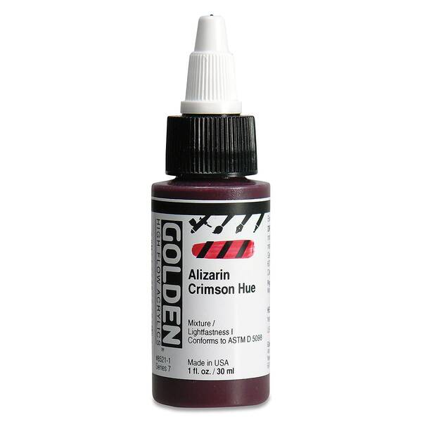 Golden High Flow Sıvı Akrilik Boya 30 Ml Seri 7 Alizarin Crimson - 3