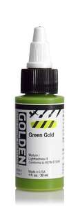 Golden High Flow Sıvı Akrilik Boya 30 Ml Seri 7 Green Gold - Thumbnail