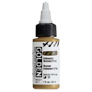  Golden High Flow Sıvı Akrilik Boya 30 Ml Seri 7 Iridescent Bronze (Fine) - 3
