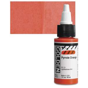 Golden High Flow Sıvı Akrilik Boya 30 Ml Seri 8 Pyrrole Orange - 1