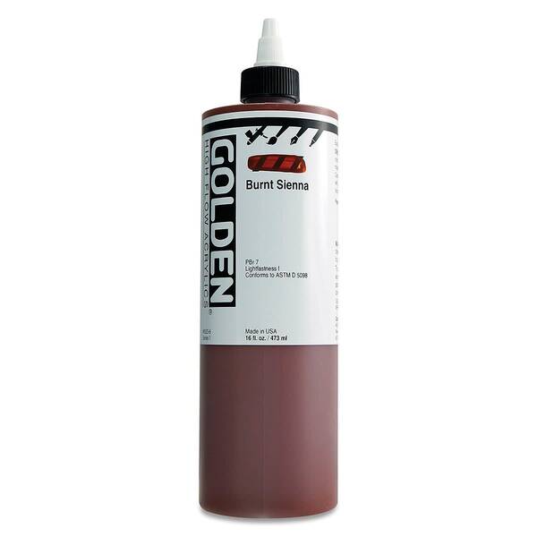 Golden High Flow Sıvı Akrilik Boya 473 Ml Seri 1 Burnt Sienna - 3