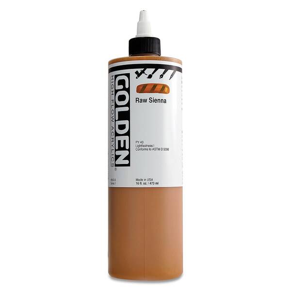 Golden High Flow Sıvı Akrilik Boya 473 Ml Seri 1 Raw Sienna - 3