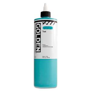 Golden High Flow Sıvı Akrilik Boya 473 Ml Seri 3 Teal - 3