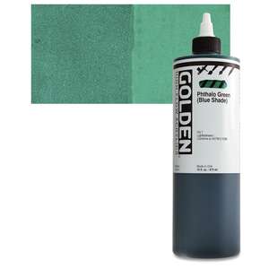 Golden High Flow Sıvı Akrilik Boya 473 Ml Seri 4 Phthalo Green Blue Shade - 1