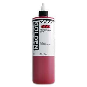 Golden High Flow Sıvı Akrilik Boya 473 Ml Seri 6 Quinacridone Red - 3