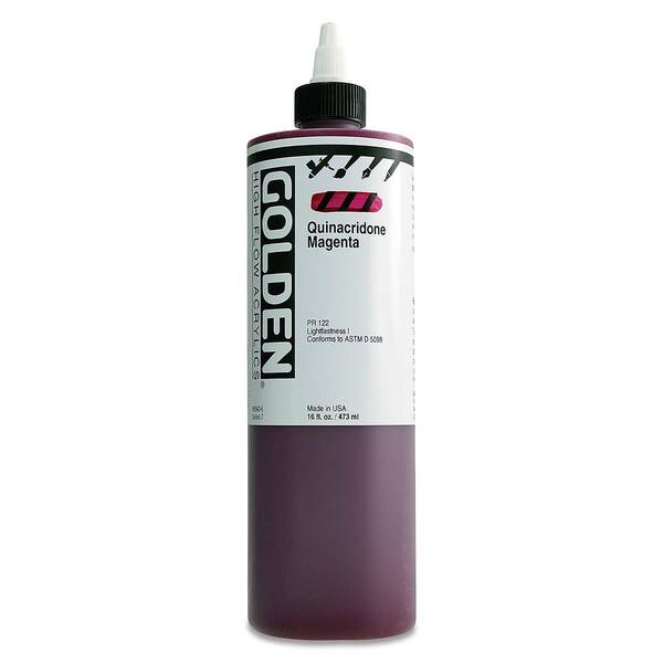 Golden High Flow Sıvı Akrilik Boya 473 Ml Seri 7 Quinacridone Magenta - 3