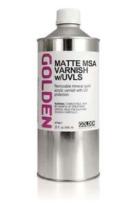 Golden MSA Akrilik Vernik Mat 7740-7 946 Ml w/Uvls - Golden