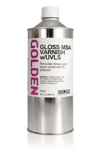 Golden MSA Akrilik Vernik Parlak 7730-7 946 Ml w/Uvls - Golden