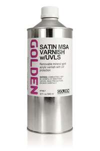 Golden MSA Akrilik Vernik Saten 7735-7 946 Ml w/Uvls - Golden