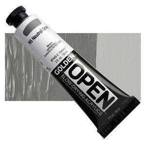 Golden Open Akrilik Boya 59 Ml Seri 1 Neutral Gray N5 - 1