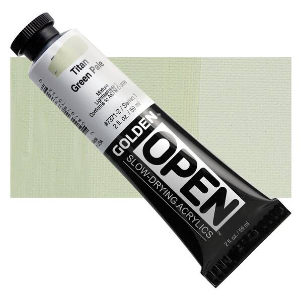 Golden Open Akrilik Boya 59 Ml Seri 1 Titan Green Pale - 1