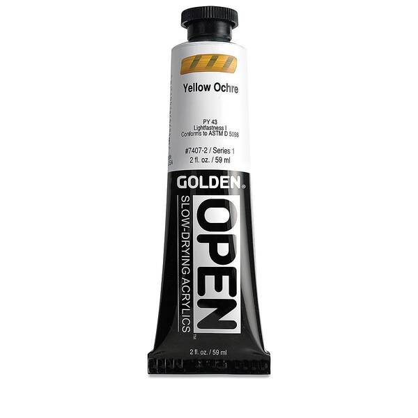 Golden Open Akrilik Boya 59 Ml Seri 1 Yellow Ochre - 3