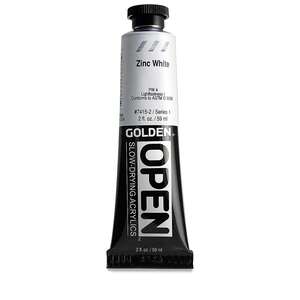 Golden Open Akrilik Boya 59 Ml Seri 1 Zinc White - 3