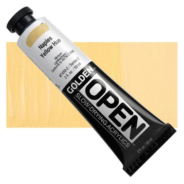 Golden Open Akrilik Boya 59 Ml Seri 2 Naples Yellow Hue - 1