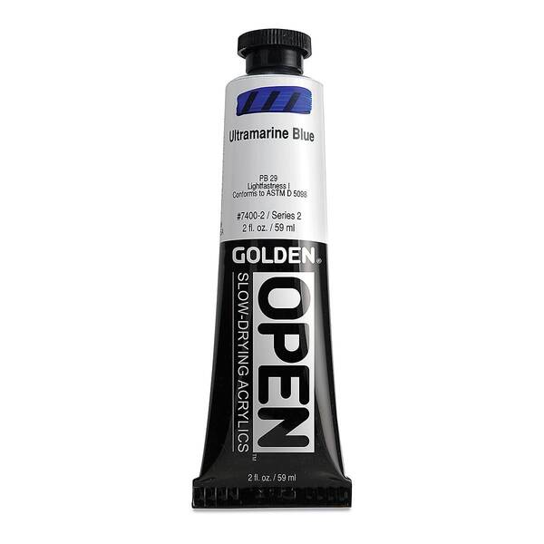 Golden Open Akrilik Boya 59 Ml Seri 2 Ultramarine Blue - 3