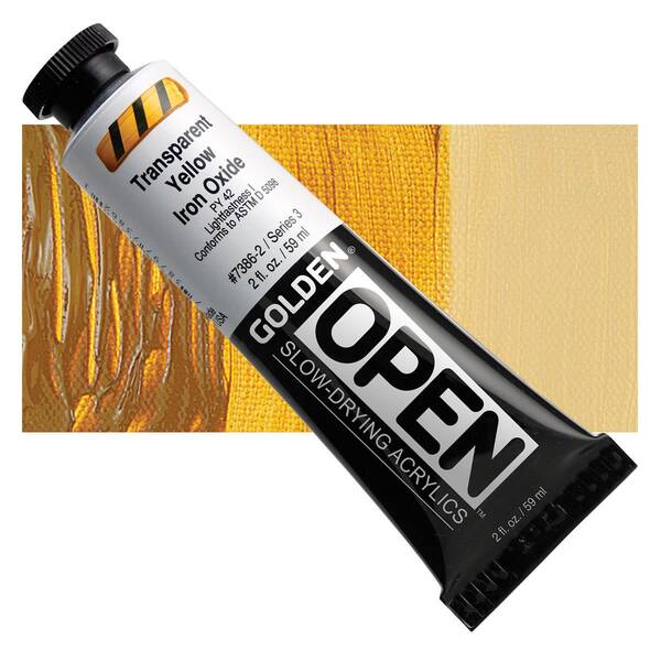 Golden Open Akrilik Boya 59 Ml Seri 3 Transparent Yellow Iron Oxide - 1