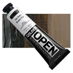 Golden Open Akrilik Boya 59 Ml Seri 3 Van Dyke Brown Hue - 1