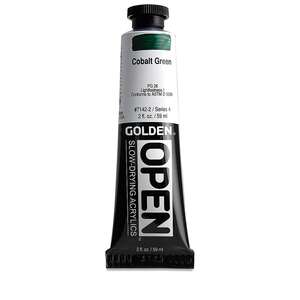 Golden Open Akrilik Boya 59 Ml Seri 4 Cobalt Green - 3