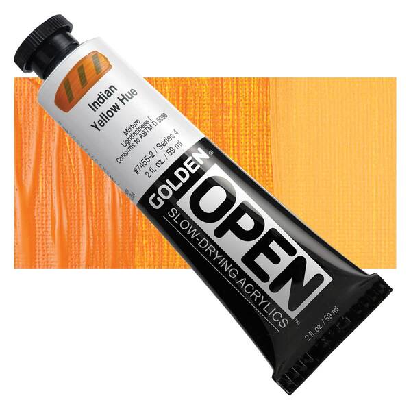 Golden Open Akrilik Boya 59 Ml Seri 4 Indian Yellow Hue - 1