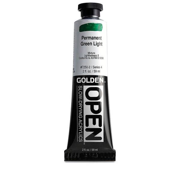 Golden Open Akrilik Boya 59 Ml Seri 4 Permanent Green Light - 3