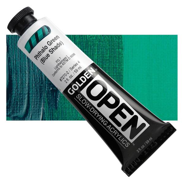 Golden Open Akrilik Boya 59 Ml Seri 4 Phthalo Blue Green Shade - 1