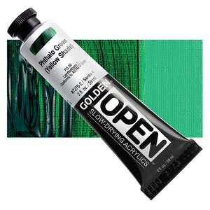 Golden Open Akrilik Boya 59 Ml Seri 4 Phthalo Green Yellow Shade - 1