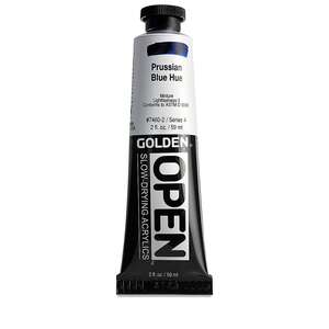 Golden Open Akrilik Boya 59 Ml Seri 4 Prussian Blue Hue - 3