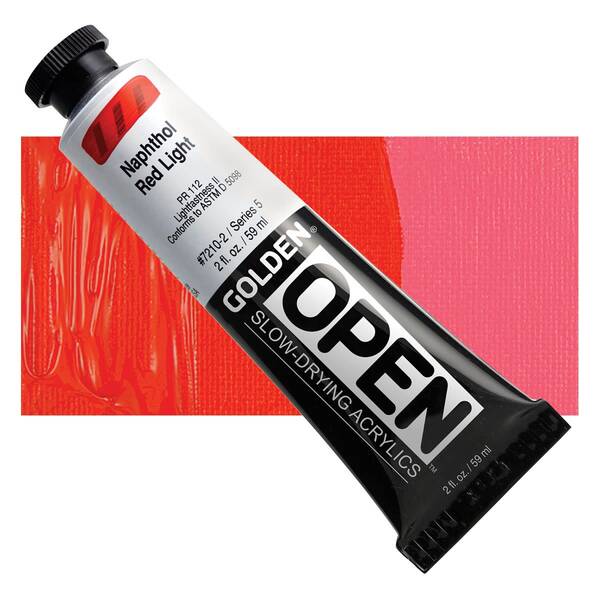 Golden Open Akrilik Boya 59 Ml Seri 5 Naphtol Red Light - 1