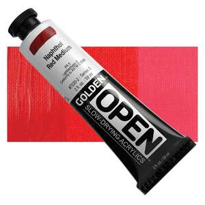 Golden Open Akrilik Boya 59 Ml Seri 5 Naphtol Red Medium - 1