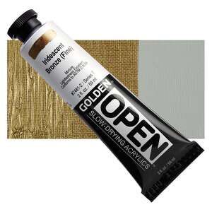 Golden Open Akrilik Boya 59 Ml Seri 7 Iridescent Bronze Fine - 1