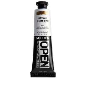 Golden Open Akrilik Boya 59 Ml Seri 7 Iridescent Bronze Fine - 3