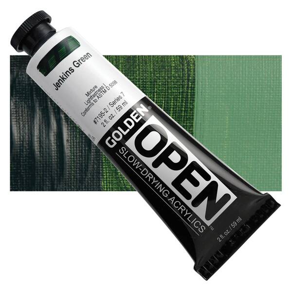 Golden Open Akrilik Boya 59 Ml Seri 7 Jenkins Green - 1