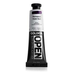 Golden Open Akrilik Boya 59 Ml Seri 7 Permanent Violet - 3