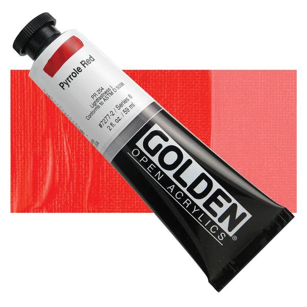 Golden Open Akrilik Boya 59 Ml Seri 8 Pyrrole Red - 1