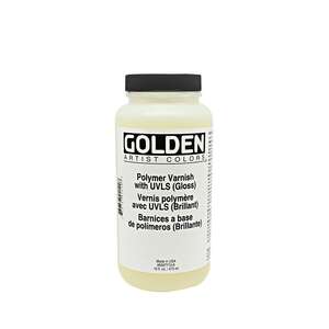 Golden Polimer Akrilik Vernik Parlak 7710-6 473 Ml w/Uvls - Golden