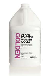 Golden Polimer Akrilik Vernik Parlak 7710-8 w/Uvls 3.78 Ml - Golden