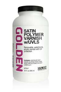 Golden Polimer Vernik Saten 7715-7 946 Ml w/Uvls - Golden