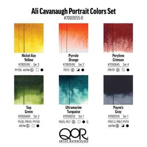 QoR Ali Cavanaugh Portrait Colors Set 6x5Ml Tüp Suluboya Seti - 3