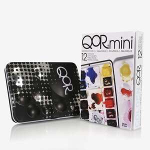 Qor Mini Aquarelles Yarım Pan 12'Li Sulu Boya Seti - 4