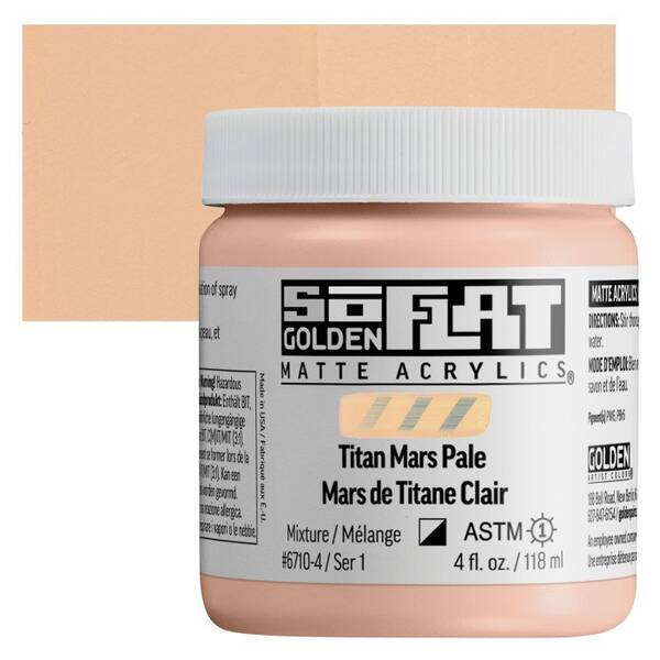 Golden Soflat Matte Akrilik Boya 118Ml S1 Titan Mars Pale - 1