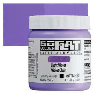 Golden Soflat Matte Akrilik Boya 118Ml S2 Light Violet - Golden