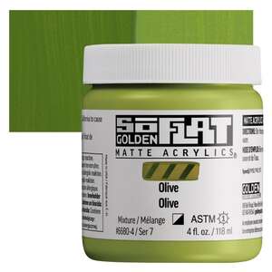 Golden Soflat Matte Akrilik Boya 118Ml S7 Olive - Golden