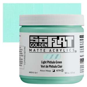 Golden Soflat Matte Akrilik Boya 473Ml S1 Light Phthalo Green - Golden