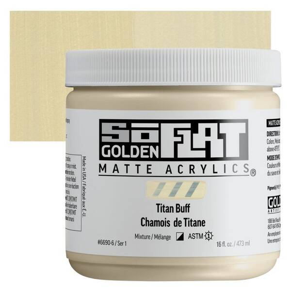 Golden Soflat Matte Akrilik Boya 473Ml S1 Titan Buff - 1