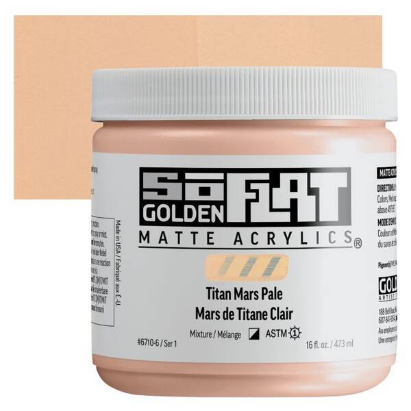 Golden Soflat Matte Akrilik Boya 473Ml S1 Titan Mars Pale - 1