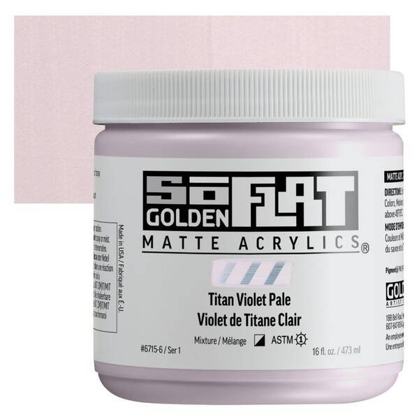 Golden Soflat Matte Akrilik Boya 473Ml S1 Titan Violet Pale - 1